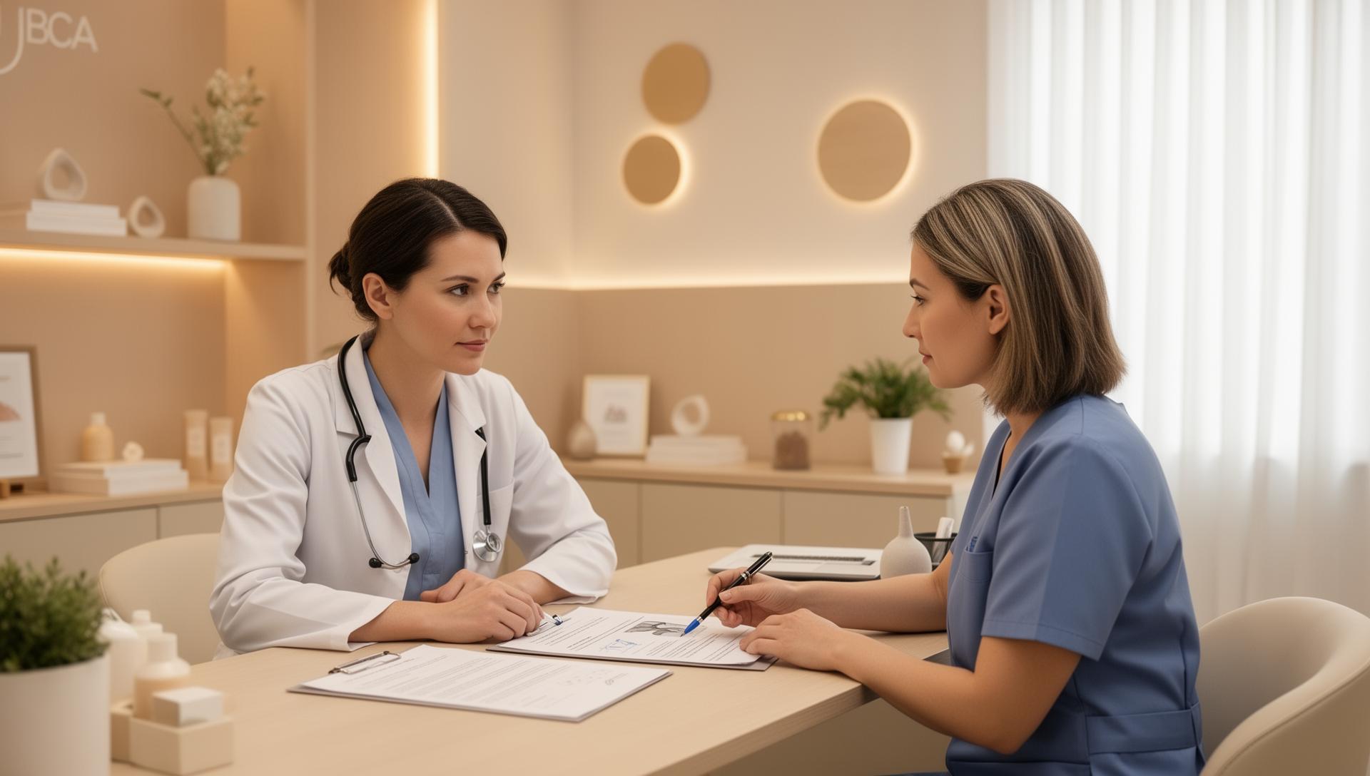 Patient receiving personalized wellness guidance