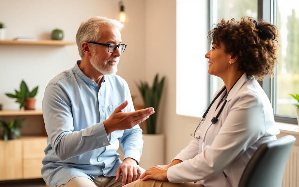 Patient receiving personalized wellness guidance