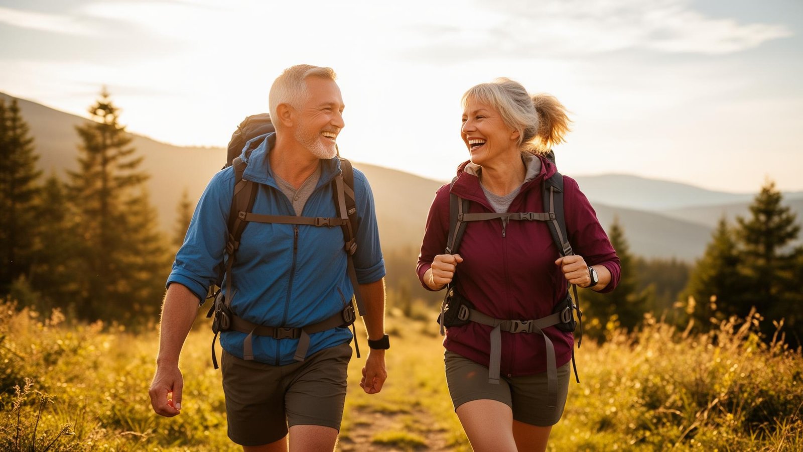 Couple enjoying active lifestyle after hormone optimization