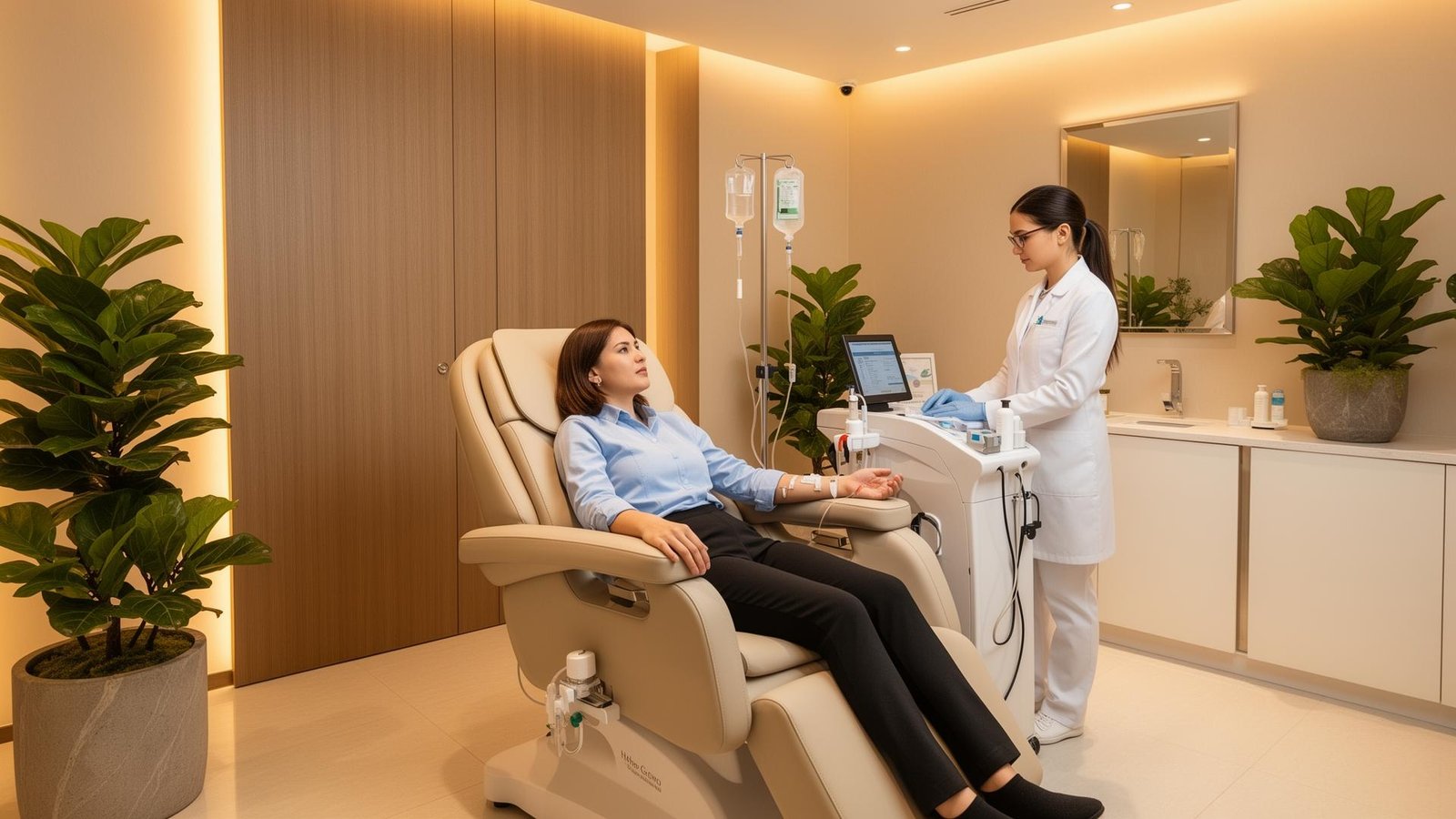 IV Therapy treatment at Palmer Wellness in Davenport Iowa