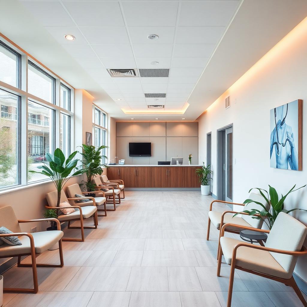 Patient scheduling ketamine therapy consultation at wellness clinic