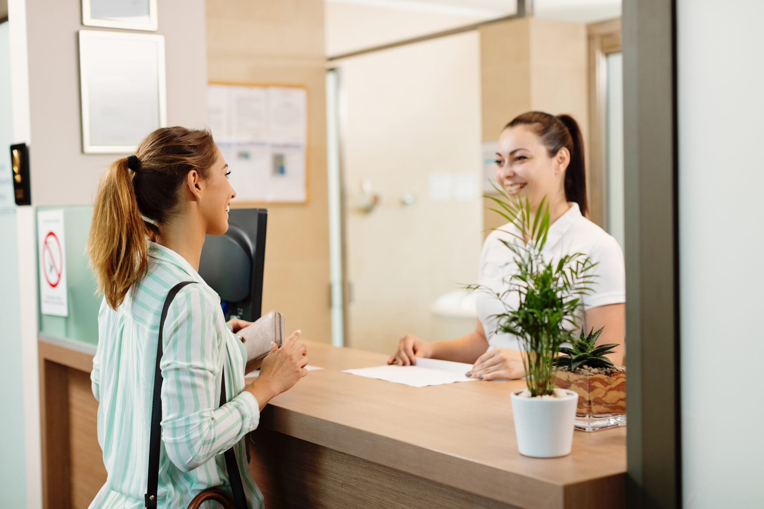New patient wellness intake at integrative clinic