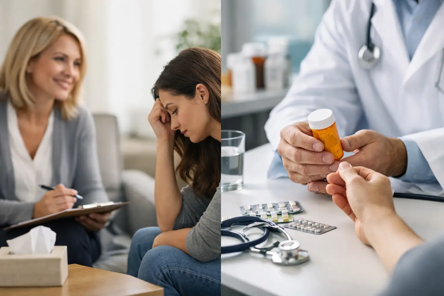 Therapy vs Psychiatry for Anxiety